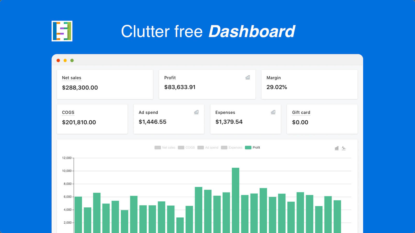 SimplyCost - Shopify profit tracker apps
