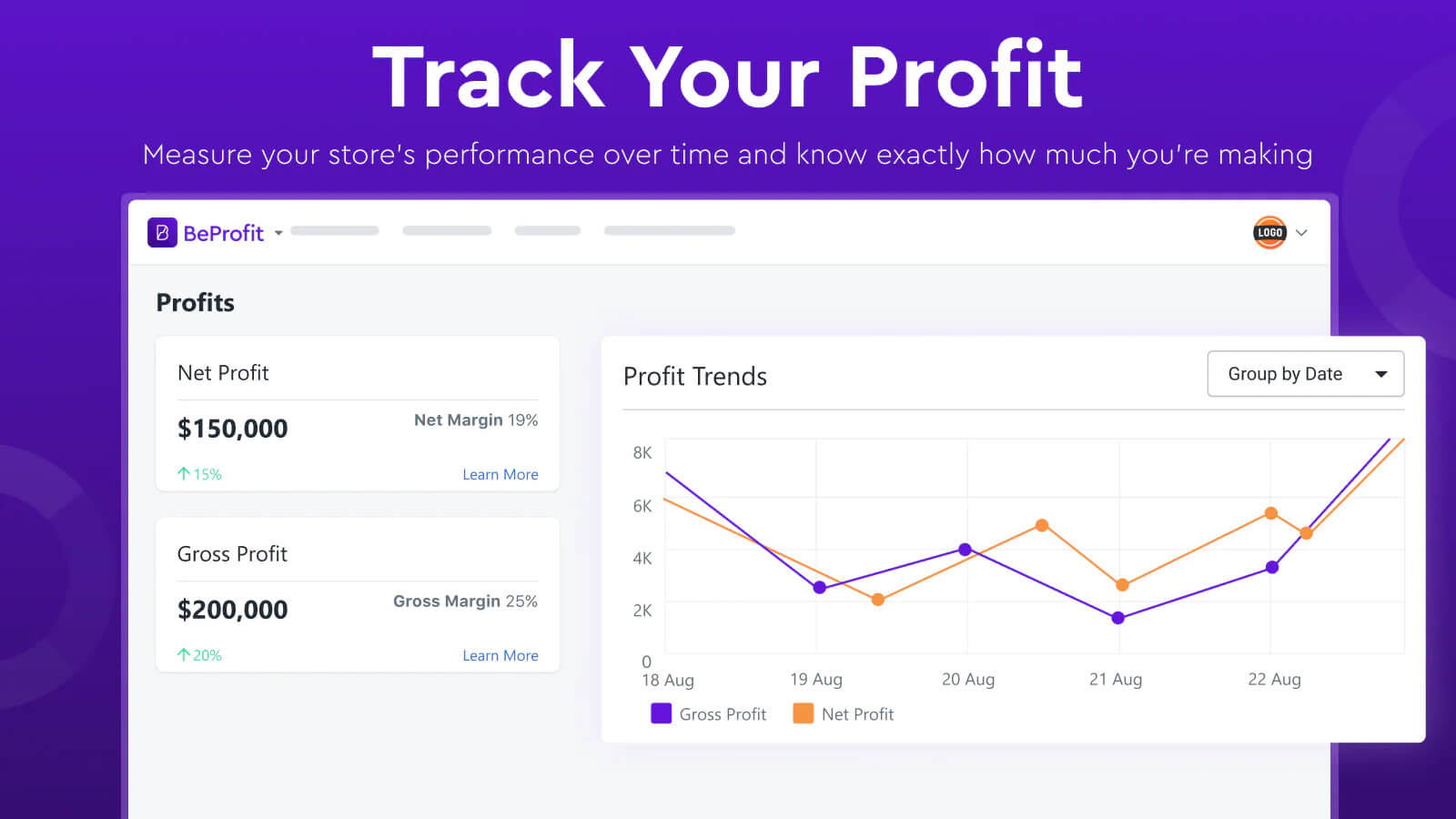 BeProfit Shopify profit tracker app