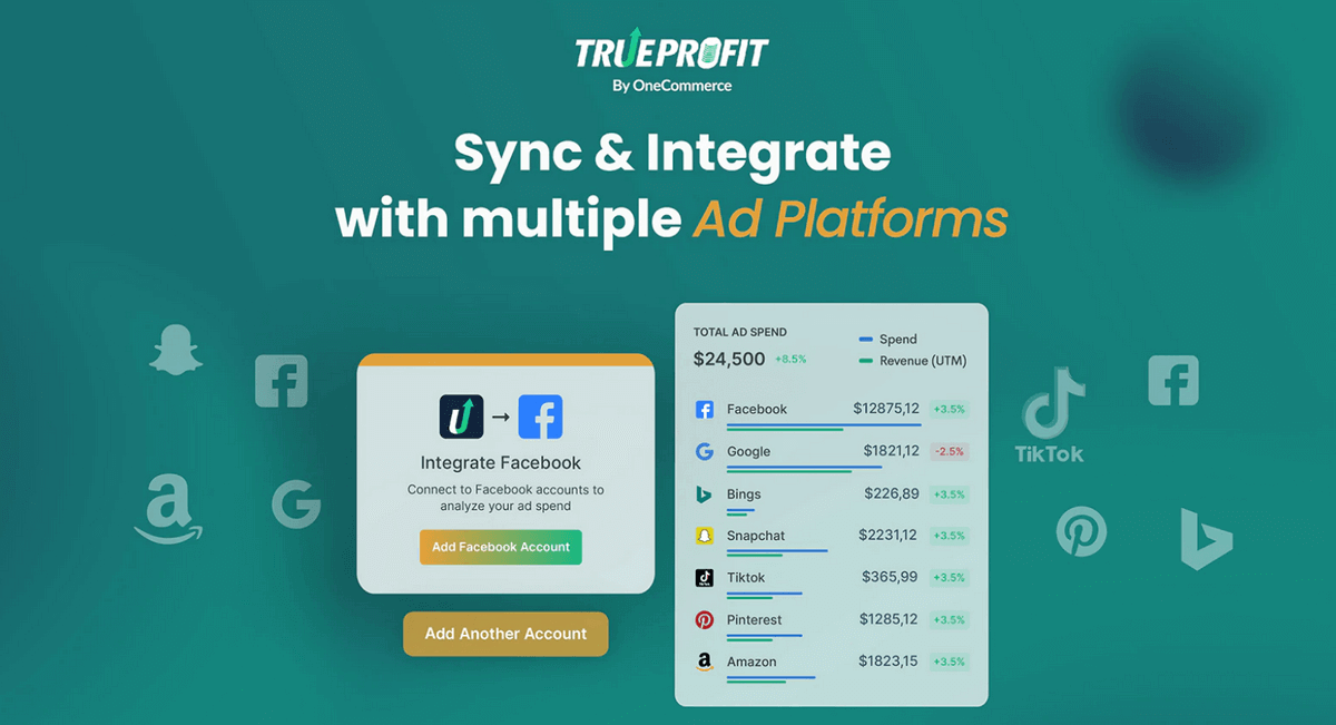 Instant and real-time integrations with TrueProfit - TrueProfit vs Lifetimely