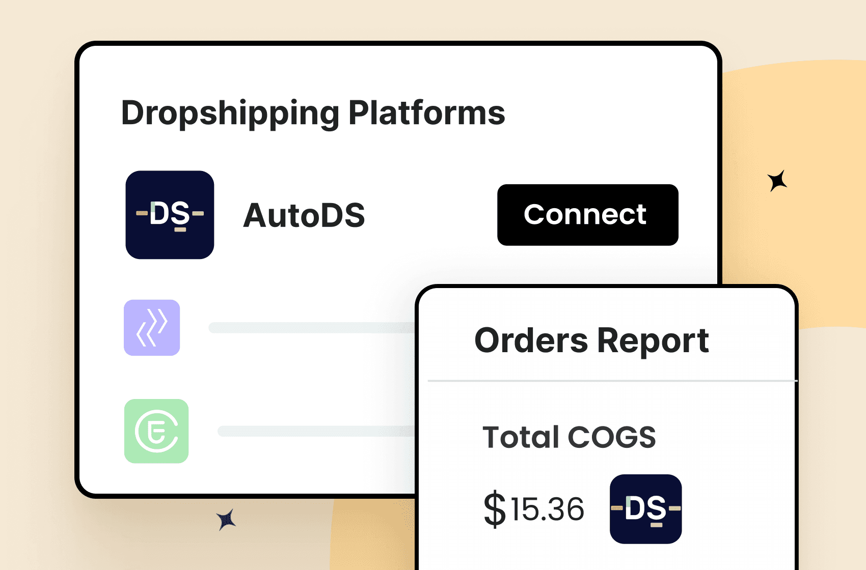 From AutoDS to TrueProfit: Your Costs, Automatically Synced