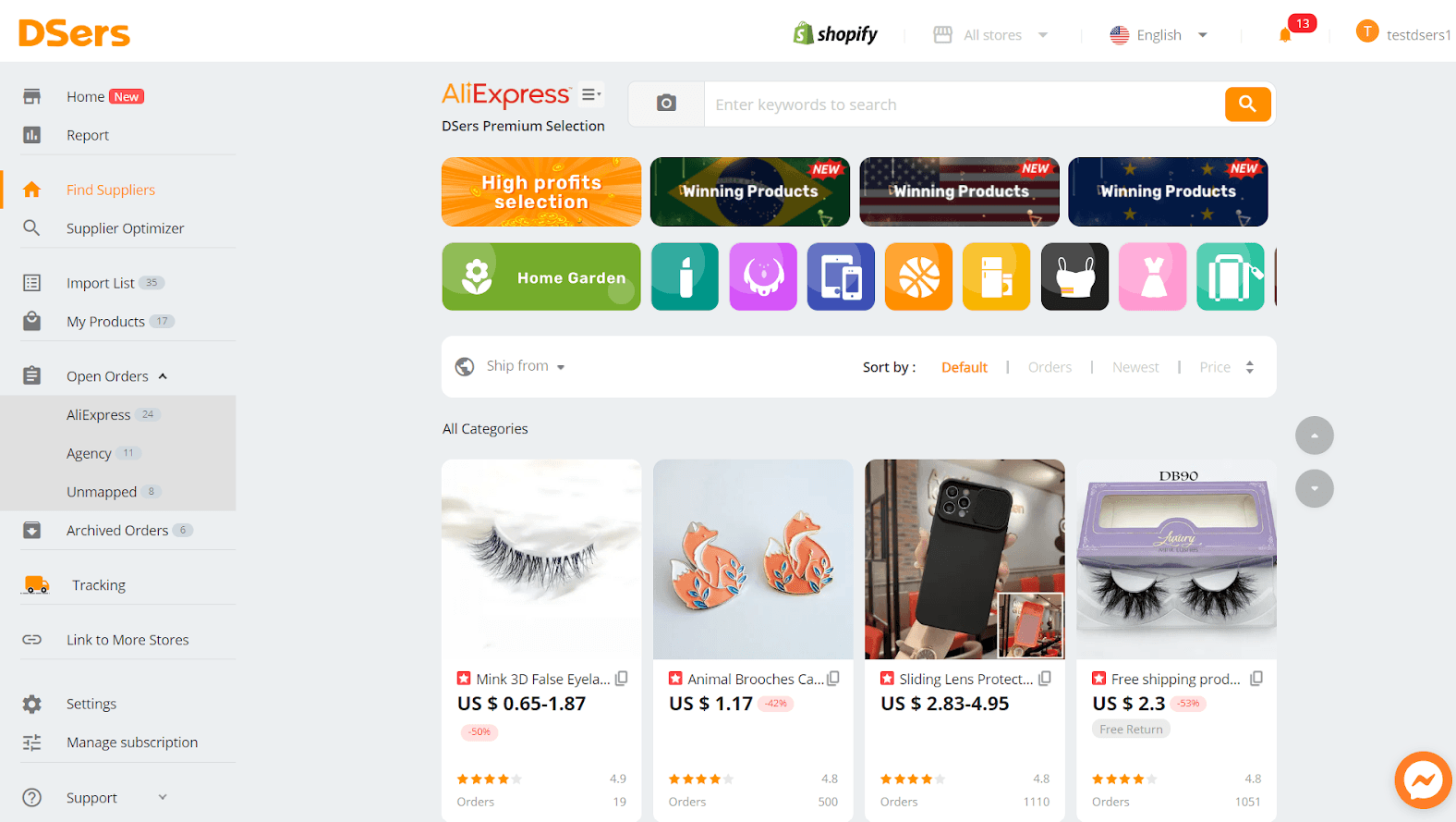 DSers platform