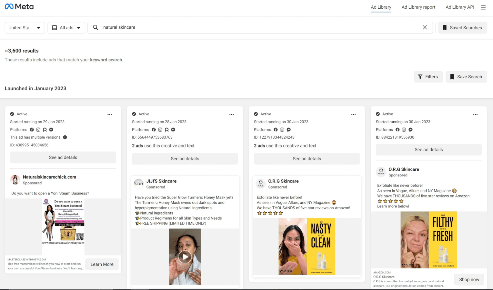 Facebook Ad Library