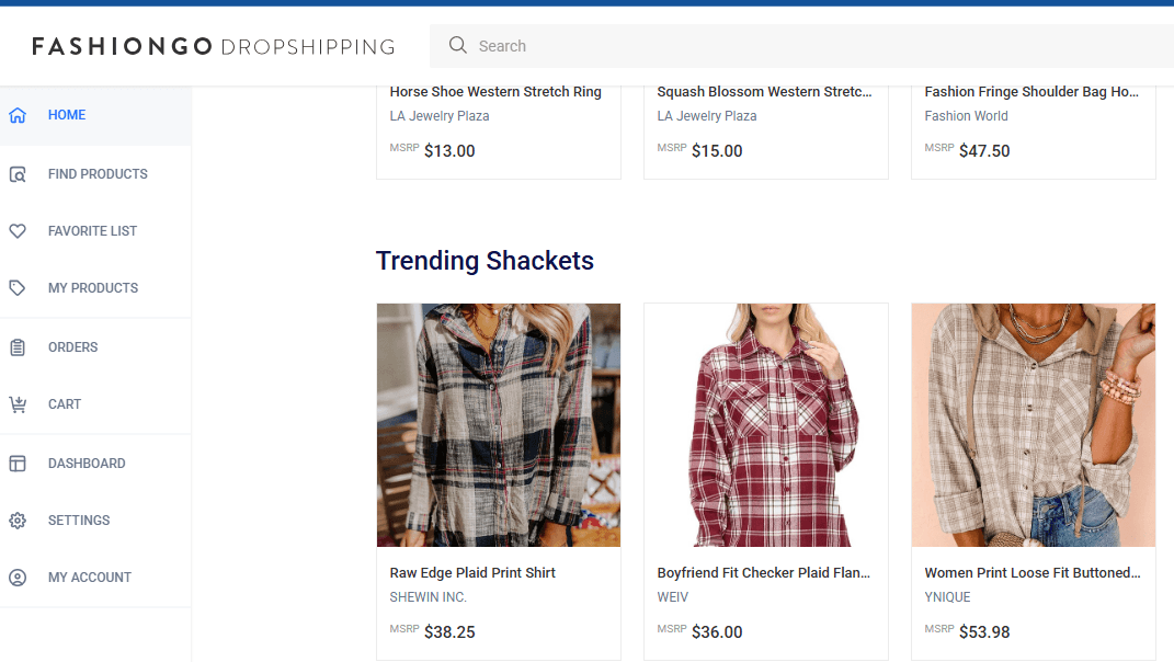 FashionGo supplier