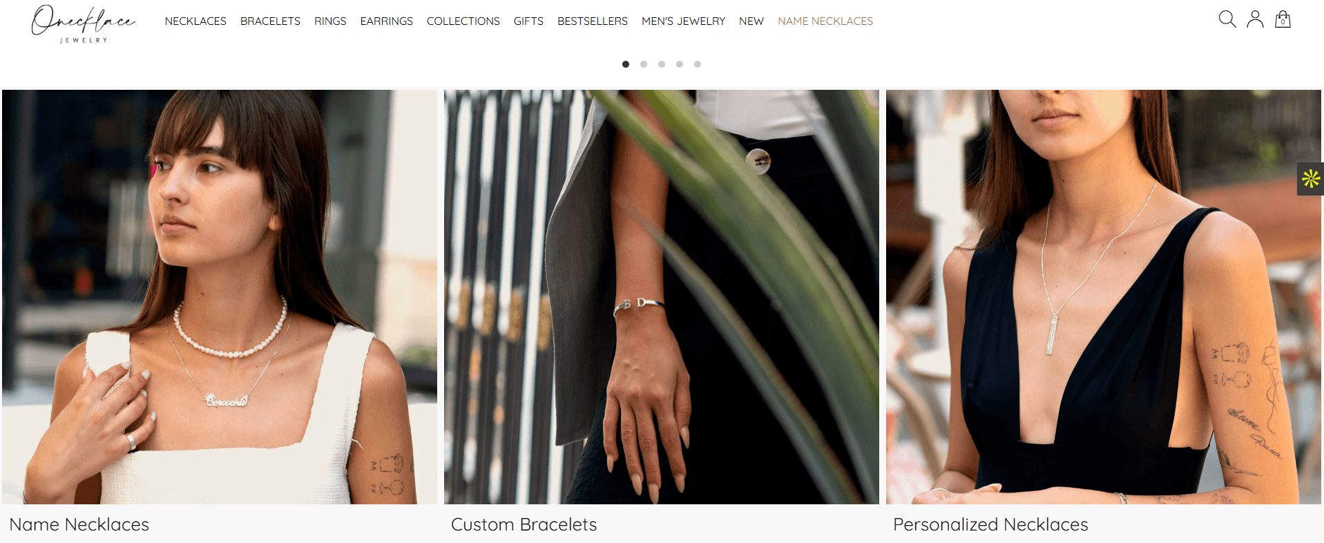 ONecklace website