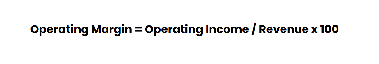 Operating Margin Formula