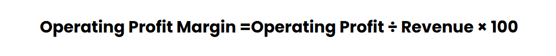 Operating Profit Margin Formula