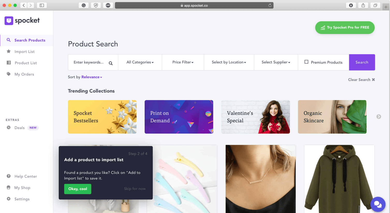 Spocket app