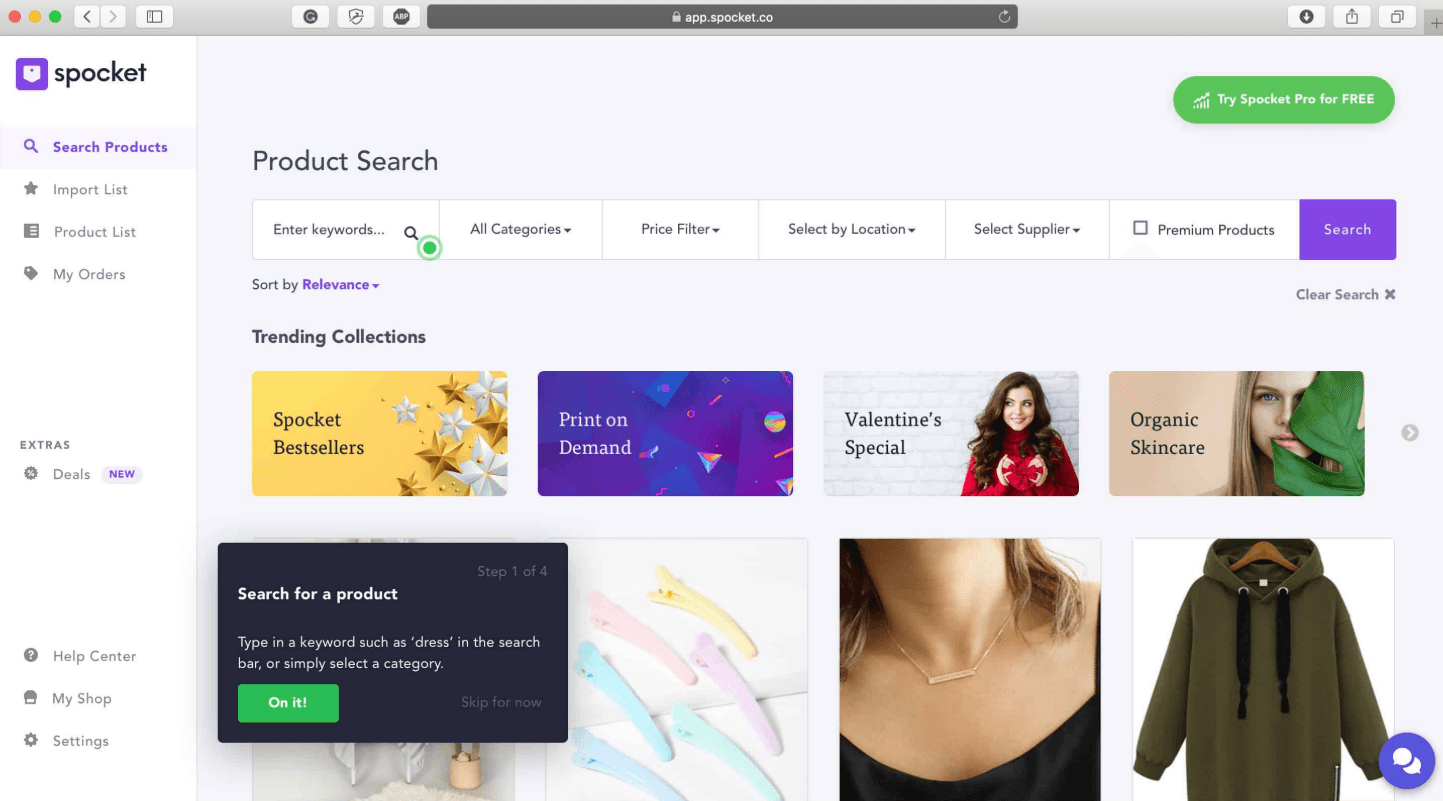 Spocket app