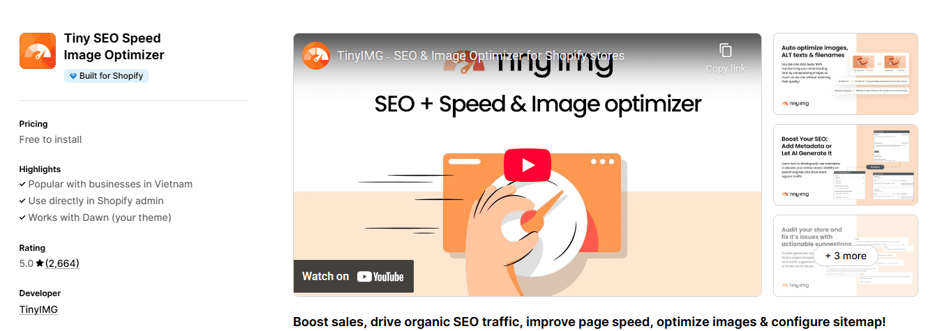 Tiny SEO Speed Image Optimizer