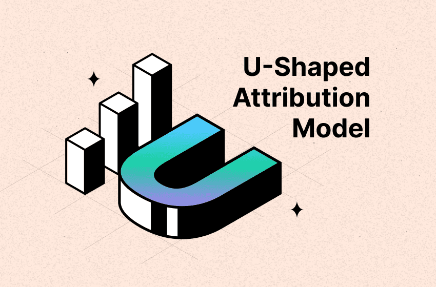 W-shaped blocks with coins for W shaped attribution model all the what why and how - by TrueProfit