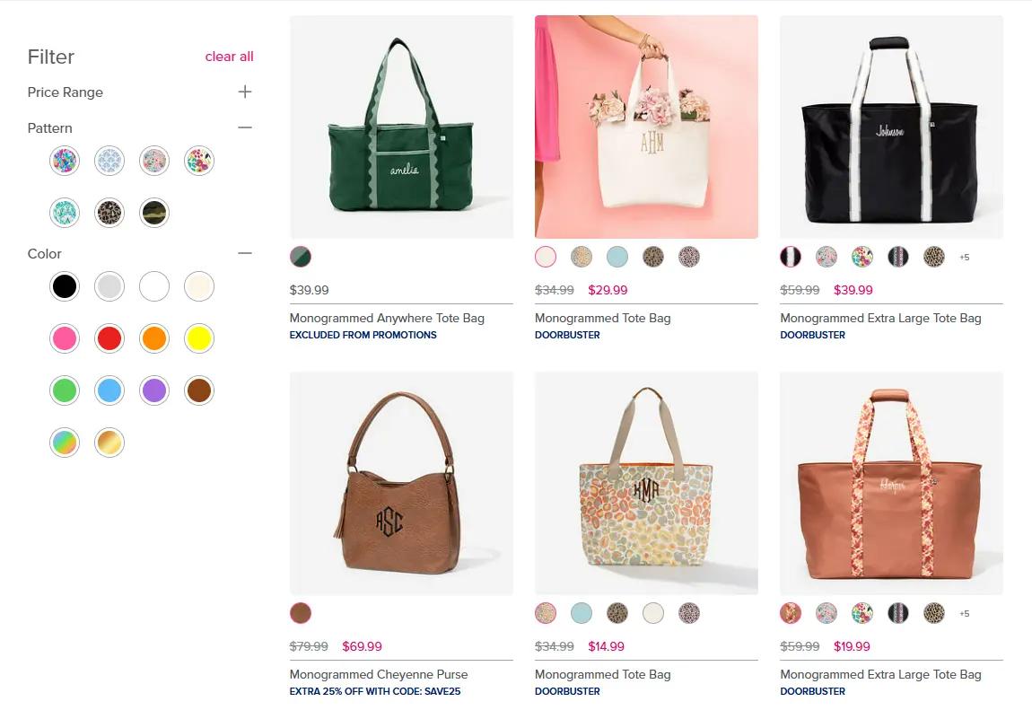 tote bags website