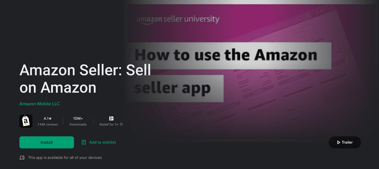 amazon seller app