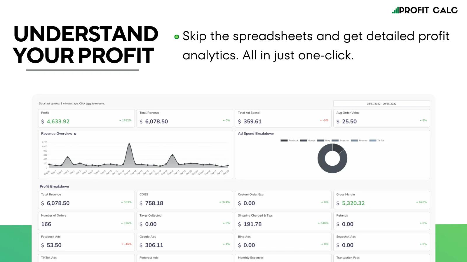 profit calc shopify profit tracker apps