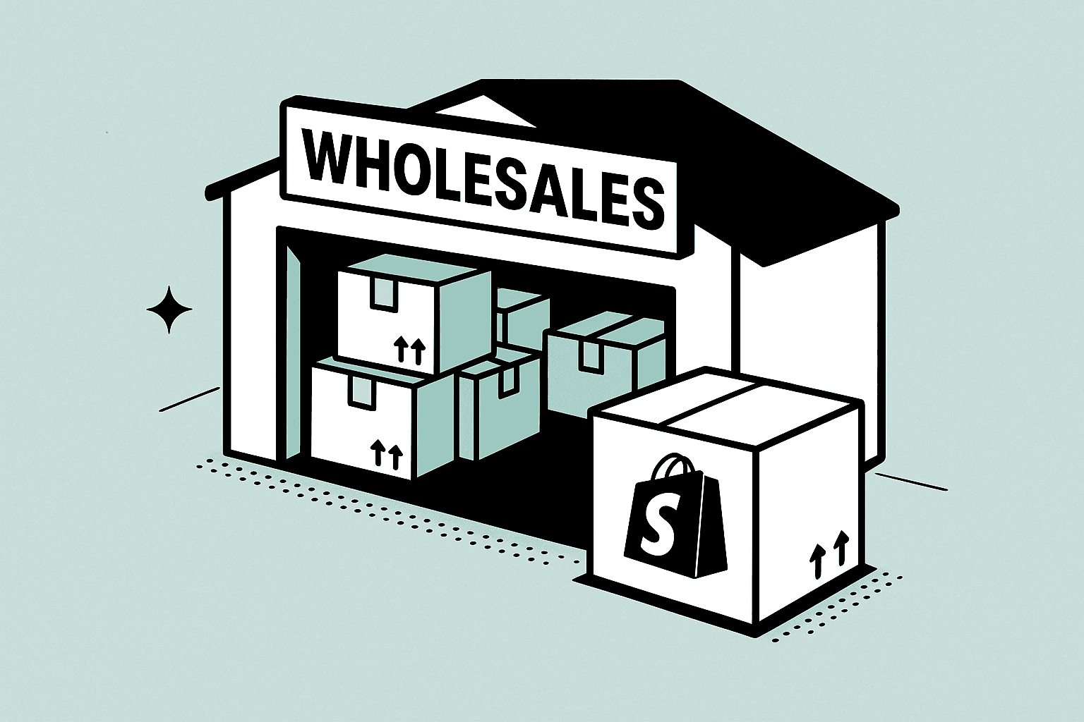 selling wholesale on Shopify thumbnail