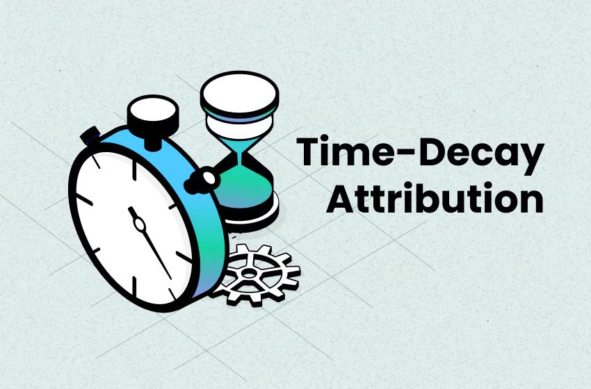 Stopwatch and hourglass for time decay attribution model what it is pros and cons 2025 - by TrueProfit