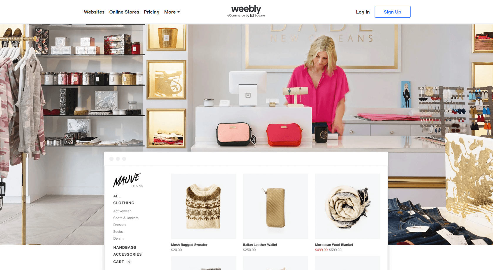 Weebly platform