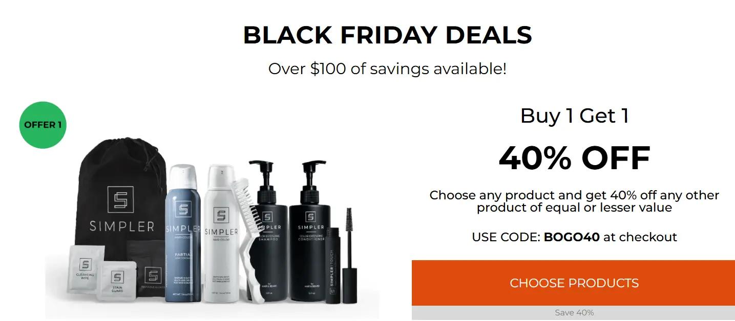 simpler hair frontstore in Black Friday