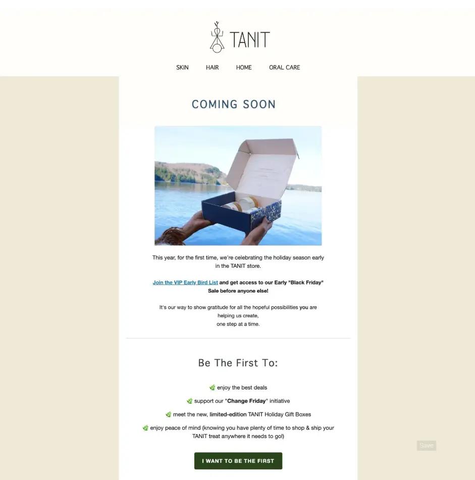 Tanit black friday