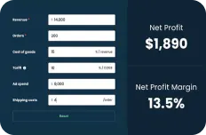 Shopify Profit Margin Calculator