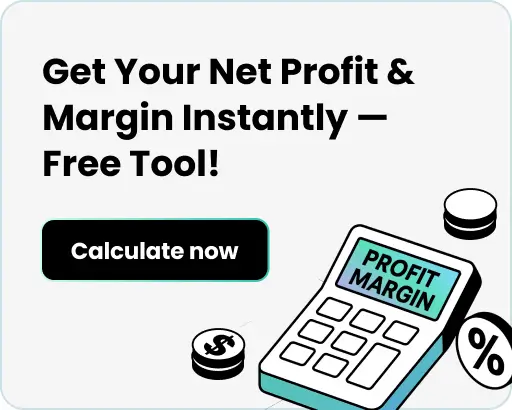Get Your Net Profit & Margin Instantly — Free Tool!
