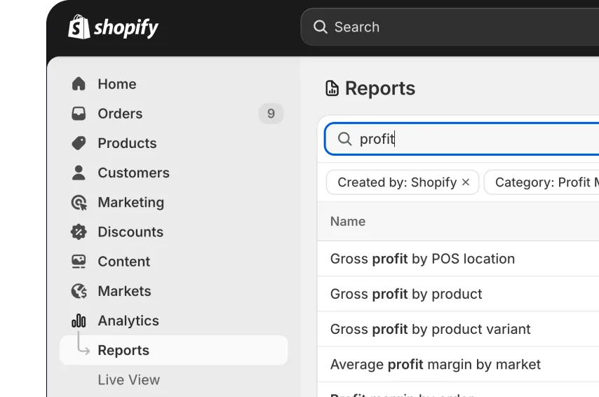 Shopify reports miss critical costs