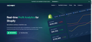 TrueProfit provides real-time profit analytics for Shopify